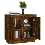 ZNTS Sideboard Smoked Oak 80x34x75 cm Engineered Wood 819889