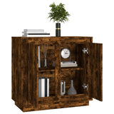 ZNTS Sideboard Smoked Oak 80x34x75 cm Engineered Wood 819889