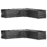 L-Shaped Garden Furniture Covers 2 pcs 20 Eyelets 300x300x70 cm 3155375