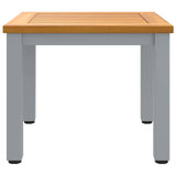 Outdoor Table Natural and Grey 45 x 45 x 38 cm 4010619