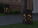 Solar LED Pathway Light 2 pcs Black Cold Rolled Steel 879751