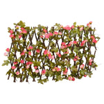 ZNTS Artificial Ivy Trellis Expandable 5 pcs Dark Pink 180x20 cm 366577