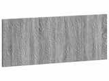 Wall-Mounted Headboard DELFT Grey Sonoma Engineered Wood 897201