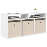 Lowboard with Drawer White 102 x 32 x 48.5 cm 8000588