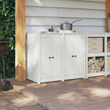 Kitchen Door MEPPEL 2 pcs White 50 x 9 x 82 cm Solid Pine wood 868172