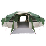 Family Tent with Rainfly Water-resistant tunnel Green 18-Person 42017460
