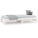Pull-out Day Bed without Mattress White 2x cm 820433