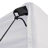 Professional Folding Party Tent with 4 Sidewalls 3x3 m Steel White 48861