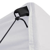 Professional Folding Party Tent with 4 Sidewalls 3x3 m Steel White 48861