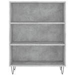 Highboard Concrete Grey 69.5x32.5x180 cm Engineered Wood 3189569