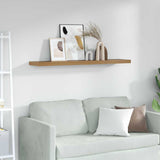 Wall Shelf Wall-mounted Brown 120 x 23.5 x 4 cm Engineered Wood 42019956