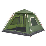 Camping Tent Dome 5-Person Green Quick Release 4004146