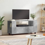 TV Cabinet Concrete Grey 102x34.5x43 cm Engineered Wood 833746