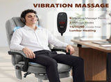 Office Chair with 6-Point Vibration Massage and Heat, Executive Computer Desk Chair with High Back, T3398P551599