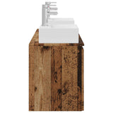 Bathroom Cabinet Set 3 pcs Old Wood 49.5 x 41 x 62.5 cm 3405655