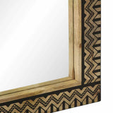 Bathroom Mirror 50x70 cm Solid Wood Mango and Glass 4018659