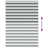 Zebra Blind Dark Grey 160x230 cm Fabric Width 155.9 cm Polyester 4014195