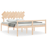 Senior Bed without Mattress 160x200 cm Solid Wood 3195556