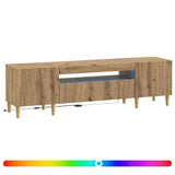 LED TV Cabinet Artisan Oak Engineered Wood 897134
