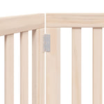 Dog Gate Foldable 2 Panels 160 cm Poplar Wood 352242