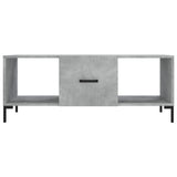 Coffee Table Concrete Grey 102x50x40 cm Engineered Wood 829304