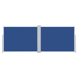 Retractable Side Awning Blue 100x1000 cm 48476