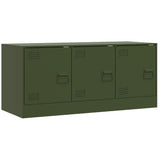 TV Cabinet Olive Green 99x39x44 cm Steel 841647