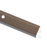 Stair Nosings in L-shape 15 pcs Aluminium 90 cm Brown 146744
