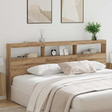 Headboard Artisan Oak 220 x 17 x 102 cm Engineered Wood 886257