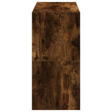 Shoe Racks 2 pcs Stackable Smoked Oak 60x30x30.5 cm 858866