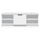 TV Cabinet White 102x35.5x36.5 cm Engineered Wood 811367