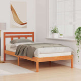 Bed Frame Brown 80 x 200 cm Solid Pine Wood 872346
