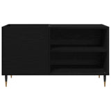 Record Cabinet Black Oak 85 x 38 x 48 cm Engineered Wood 862896