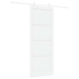 Sliding Door ORKDAL White 83 x 211 cm Solid Pine Wood 3333423