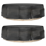 Island Lounge Covers 2 pcs 8 Eyelets 188x50 cm Round 3155384