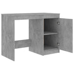 Desk Concrete Grey 140x50x76 cm Engineered Wood 3054784