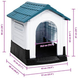 Dog House Blue 57x68x66 cm Polypropylene 152227