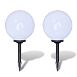 Outdoor Pathway Lamps 2 pcs LED 30 cm with Ground Spike 40865