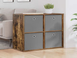 Sideboard with Drawer Smoked Oak 68.5 x 32 x 67 cm 8000544