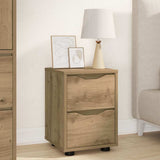 Bedside Table Artisan Oak 30.5 x 30 x 43 cm Engineered Wood 888815