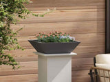 Garden Planter 5 pcs Black 40 x 40 x 15 cm Cold-rolled Steel 873811