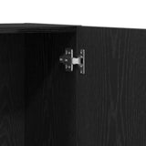 Office Cabinet Black Oak 60 x 32 x 190 cm Engineered Wood 3329298