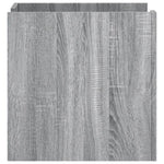 ZNTS Bedside Cabinet Grey Sonoma 45x50x50 cm Engineered Wood 848281