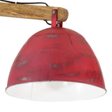 Ceiling Lamp 25 W Distressed Red 105x30x65-108cm E27 371927