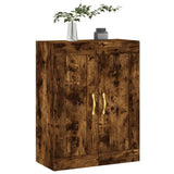 Wall Mounted Cabinet Smoked Oak 69.5x34x90 cm Engineered Wood 835015