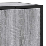 Sideboard Grey Sonoma 35.5x35x76 cm Engineered Wood and Metal 848942