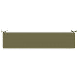 2-Piece Bench Cushions SOEST 2 pcs 100% Polyester Olive Green 949197