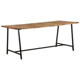 Dining Table 180x90x75 cm Solid Wood Mango 373611