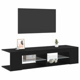 TV Cabinet Black Oak 135 x 39 x 30 cm Engineered Wood 862561