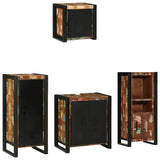 Bathroom Furniture Set 4 pcs Multicolour Solid Reclaimed Wood 3305643